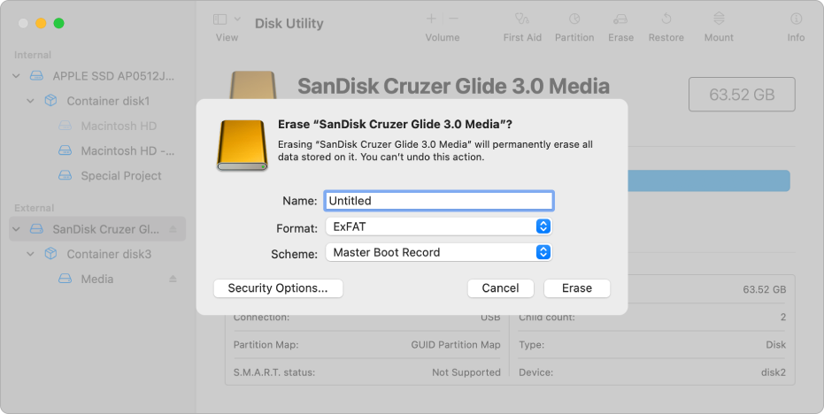 format flash drive for mac and pc in osx